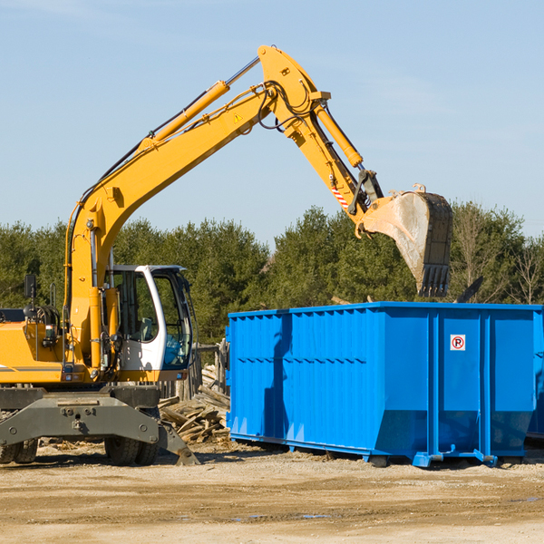 what are the rental fees for a residential dumpster in Grafton